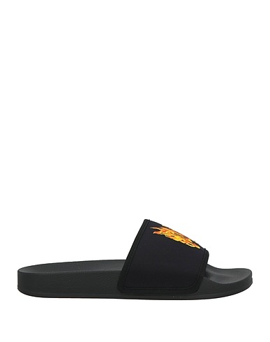 PALM ANGELS Sandals Black Textile fibers