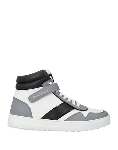 FERRAGAMO Sneakers Grey Calfskin