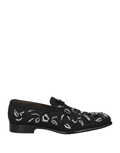 DOLCE&GABBANA Mocassins Noir Fibres textiles