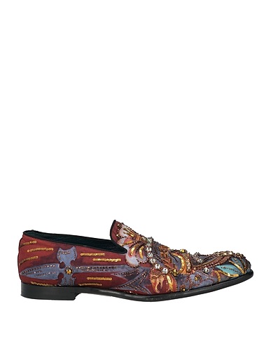 DOLCE&GABBANA Loafers Purple Textile fibers