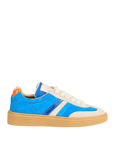 SERAFINI Sneakers Bleu Fibres textiles, Cuir