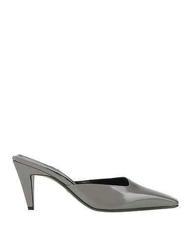 GUCCI Mules and clogs GRIGIO Leather