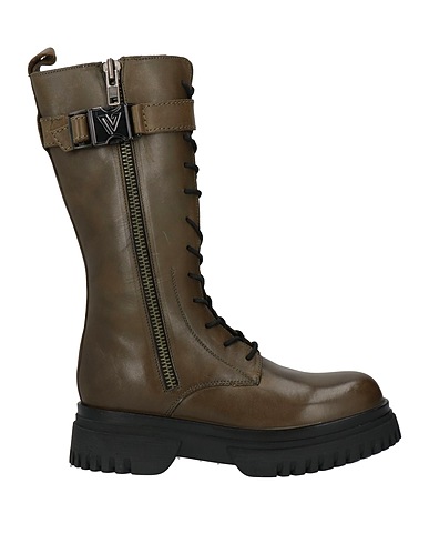 EMANUÉLLE VEE Boots Khaki Leather