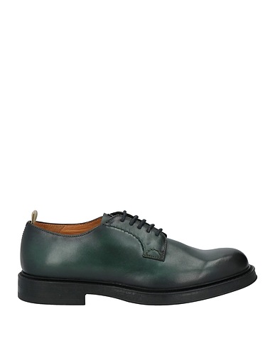 OFFICINE CREATIVE ITALIA Laced shoes Dark green Leather
