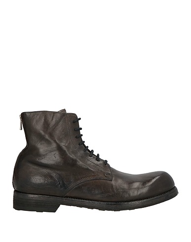 OFFICINE CREATIVE ITALIA Ankle boot Dark brown Leather