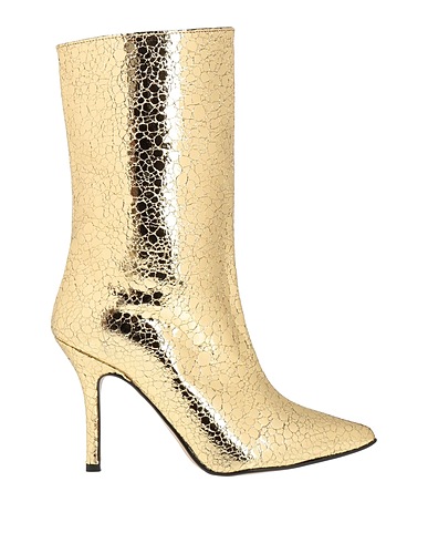 C'EST MOI Stiefelette Gold Gewebefasern