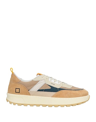 D.A.T.E. Sneakers Beige Textile fibres, Leather