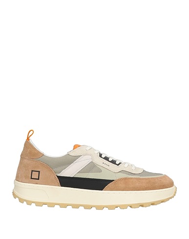 D.A.T.E. Sneakers Sage green Textile fibers, Leather
