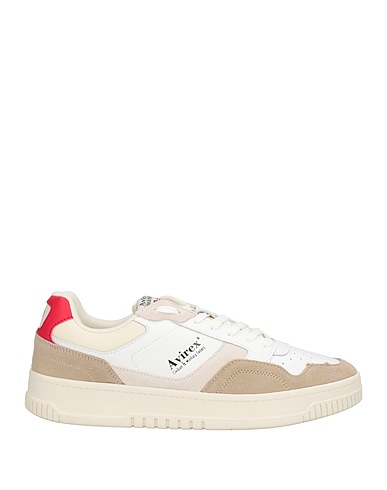 AVIREX Sneakers Blanco Cuero, Fibras textiles, Otras Fibras
