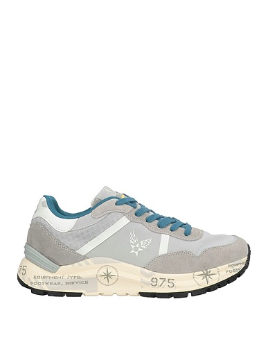 AVIREX Sneakers Grigio chiaro Pelle, Fibre tessili