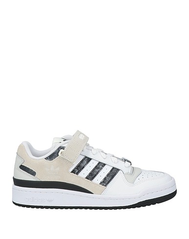 ADIDAS ORIGINALS Sneakers White Leather, Textile fibers