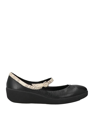 FITFLOP Ballet flats Black Leather