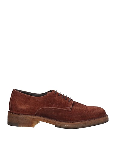 PANTANETTI Laced shoes Brown Leather