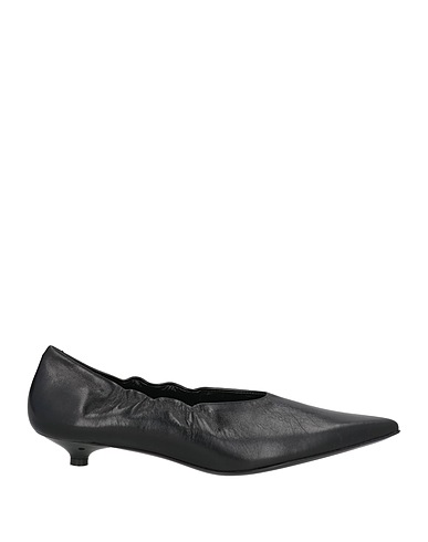GUGLIELMO ROTTA Ballet flats Black Leather