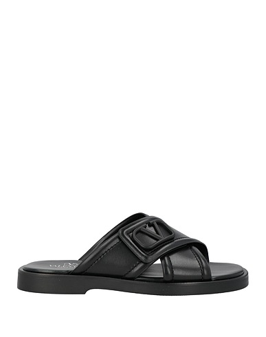 VALENTINO GARAVANI Sandals Black Leather