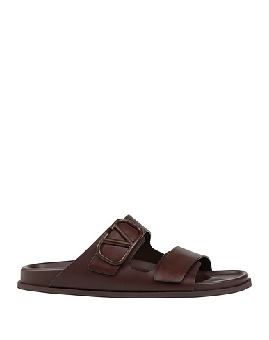 VALENTINO GARAVANI Sandals Chocolate brown Leather