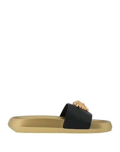 VERSACE Sandals Black Calfskin