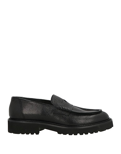 DOUCAL'S Loafers Black Leather