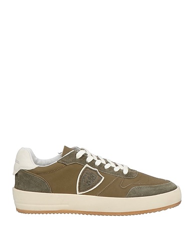 PHILIPPE MODEL Sneakers Military green Leather