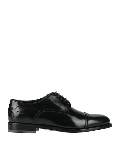 FERRAGAMO Laced shoes Black Calfskin