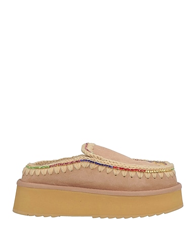 MOU Mules and clogs Camel Sheepskin