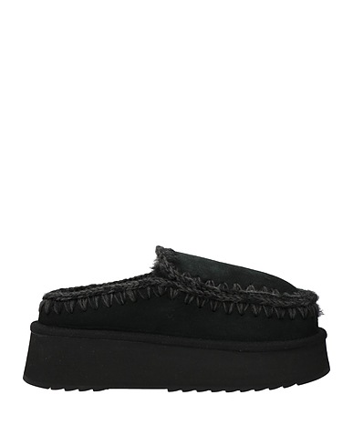 MOU Mules and clogs Black Cow leather