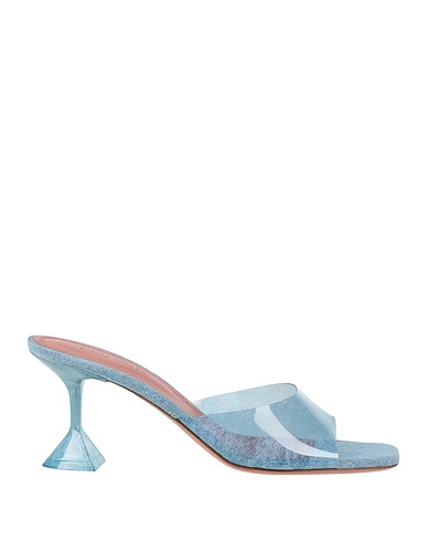 AMINA MUADDI Sandals Blue PVC - Polyvinyl chloride