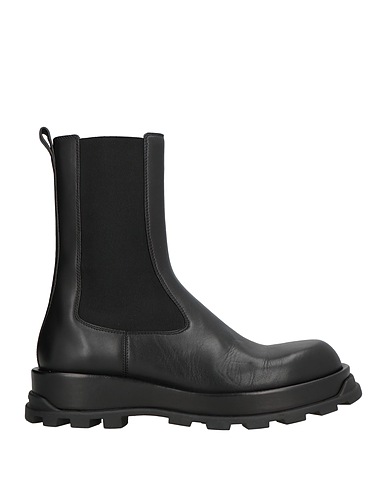 JIL SANDER Stiefelette Schwarz Kalbsleder