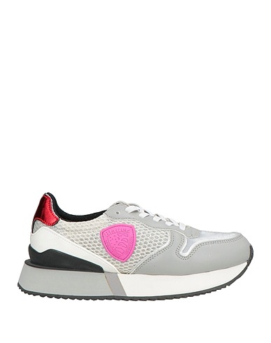 BLAUER. Sneakers Light grey Textile fibres