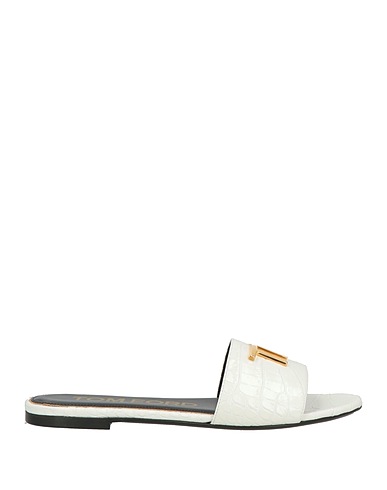 TOM FORD Sandals White Calfskin