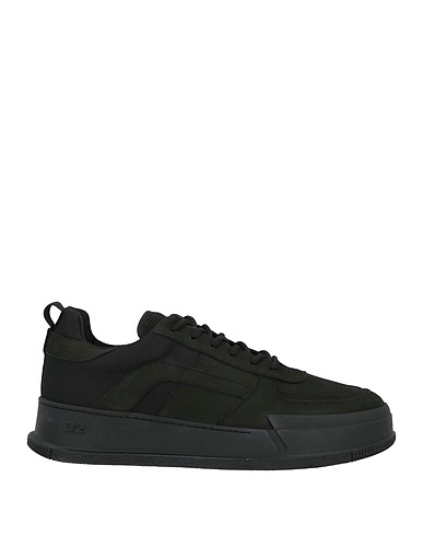 DSQUARED2 Sneakers Black Leather, Textile fibres