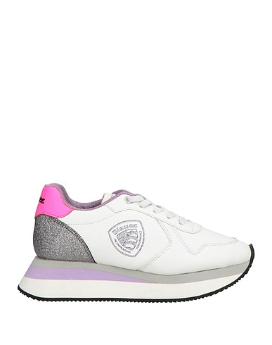 BLAUER. Sneakers White Textile fibres