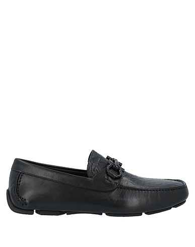 FERRAGAMO Loafers Black Calfskin