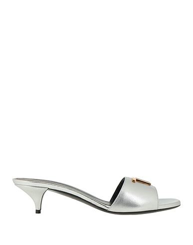 TOM FORD Sandals Silver Sheepskin, Zamak