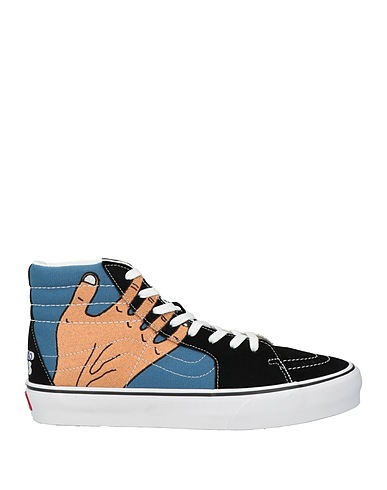 VANS Sneakers Schwarz Leder, Gewebefasern