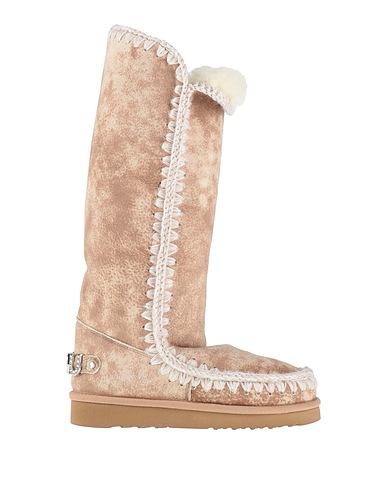 MOU Bota Beige Piel de oveja
