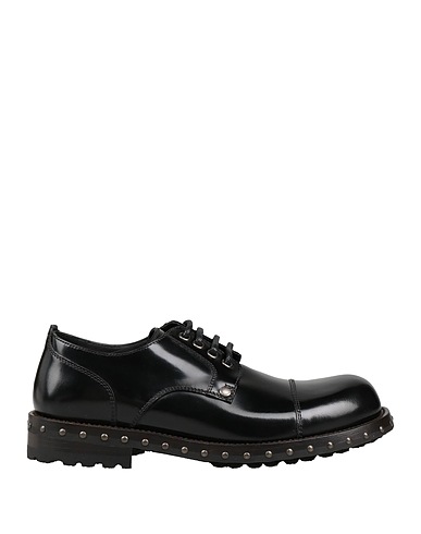 DOLCE&GABBANA Laced shoes Black Leather