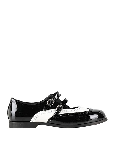 EMPORIO ARMANI Ballet flats Black 100% Ovine leather
