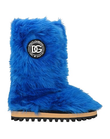 DOLCE&GABBANA Stiefel Blau Gewebefasern