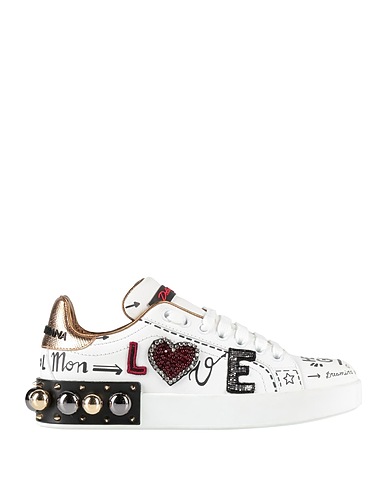 DOLCE&GABBANA Sneakers White Leather