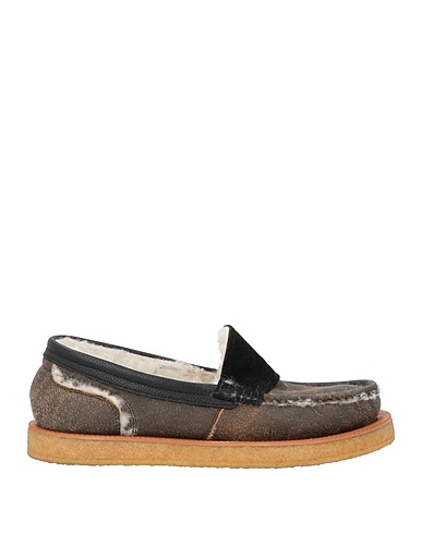 DOLCE&GABBANA Loafers Military green Leather