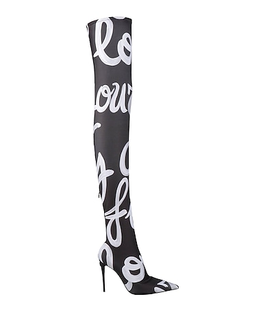 DOLCE&GABBANA Boots Black Textile fibres