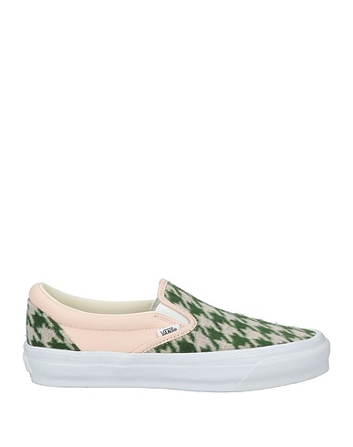 VANS Sneakers Green Textile fibres, Leather