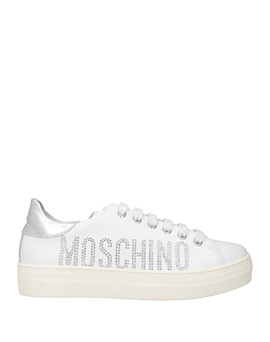 MOSCHINO TEEN Sneakers White Leather