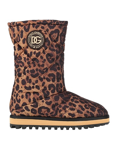 DOLCE&GABBANA Ankle boot Beige Textile fibres