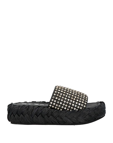 STRATEGIA Sandals Black Leather