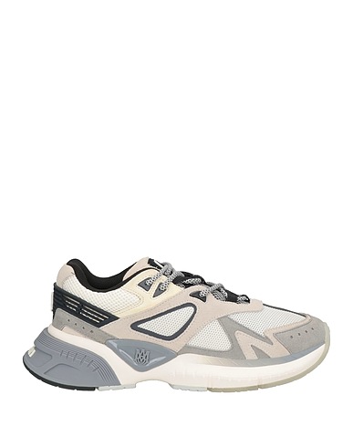 AMIRI Sneakers Light grey Leather, Textile fibers