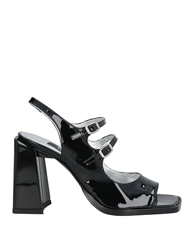 CAREL Paris Sandals Black Leather