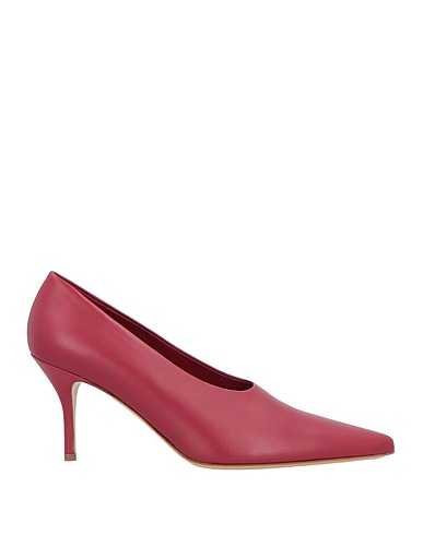 GIA BORGHINI Court Burgundy Leather