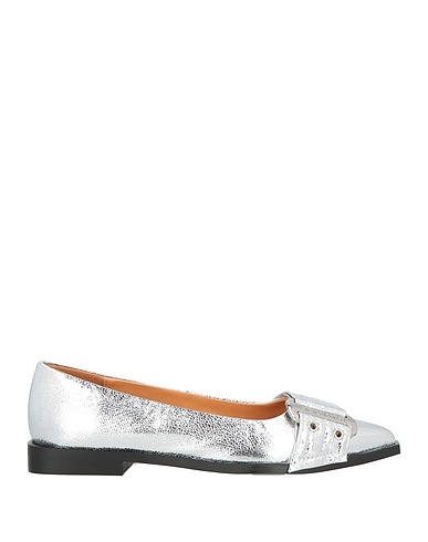 STEVE MADDEN Ballet flats Silver Other Fibres